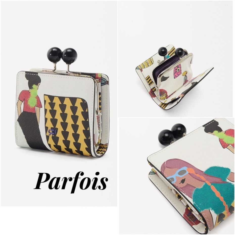 ポルトガルParfois☆小銭入れ お洒落Women映え 可愛いがま口型