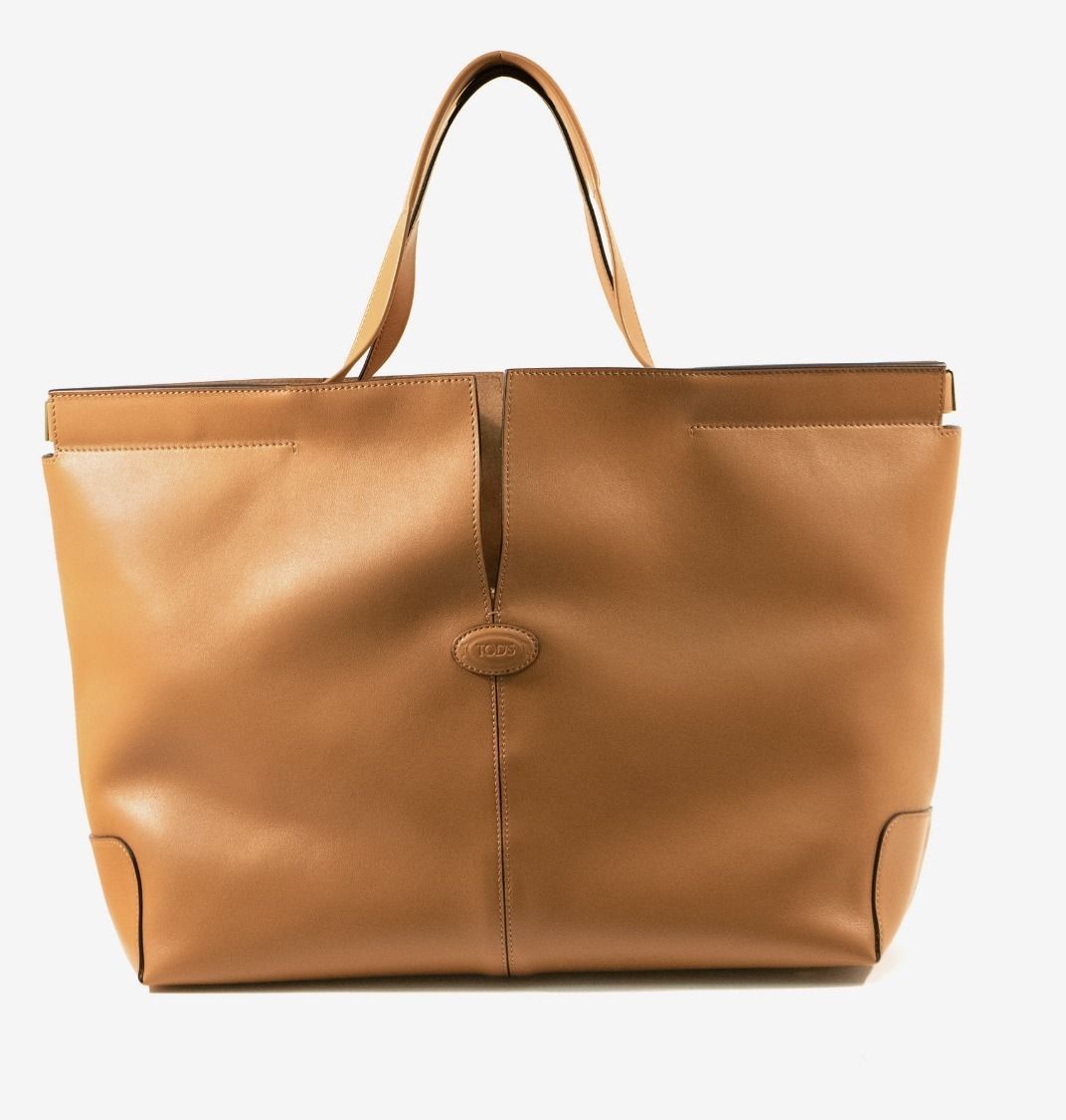 関税込★VIP価格【Tod's】Di バッグ フォリオ レザー Woman ブラウン トッズ Di バッグ フォリオ レザー ショッピング