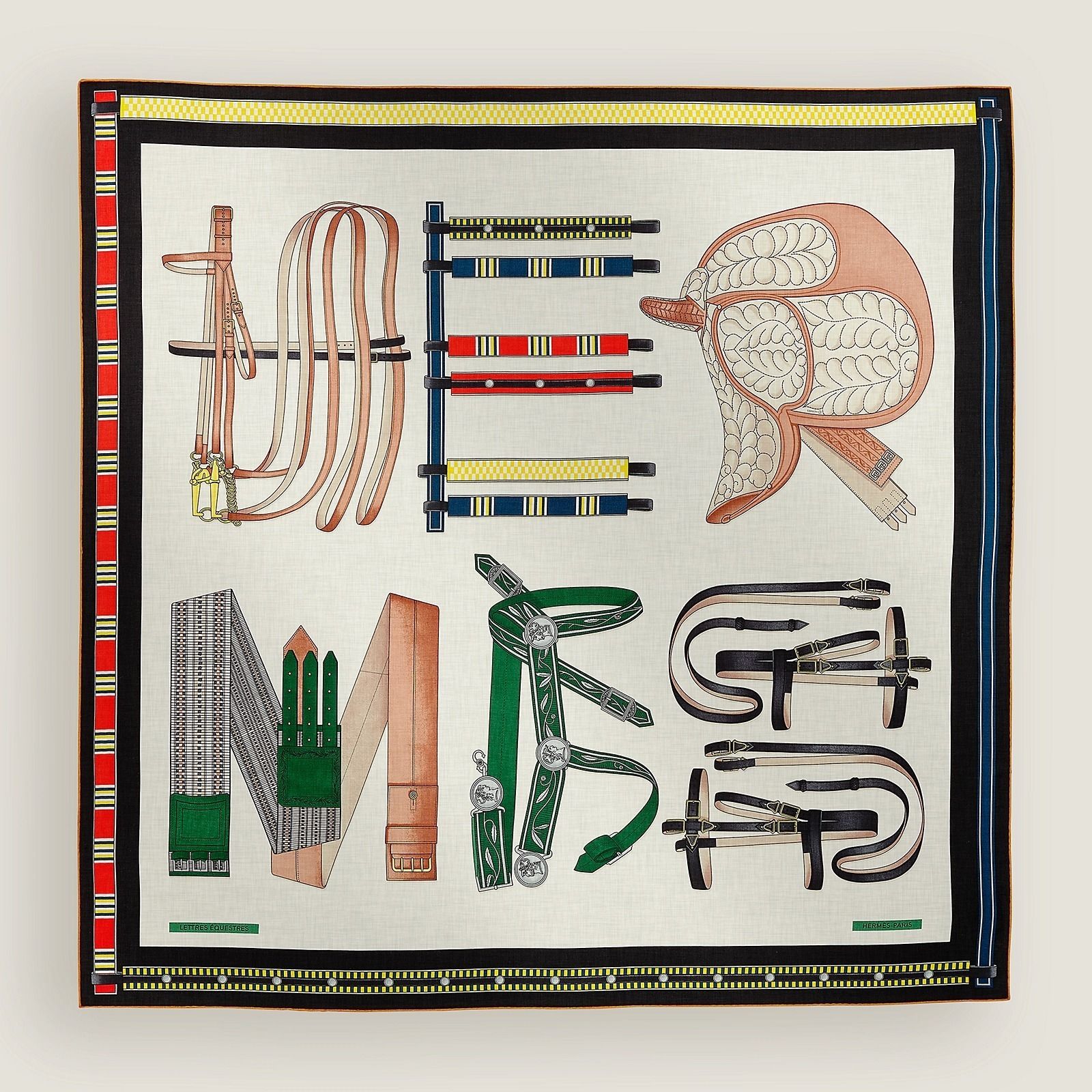 【おしゃれ♪】Hermes Lettres Equestres ショール140 スカーフ Lettres Equestres shawl 140 | Hermès Mainland China