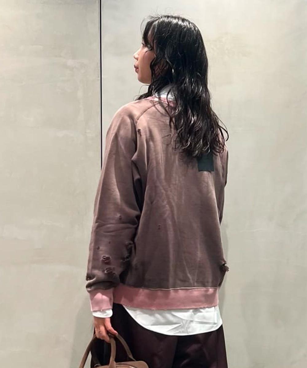 Needles】2TONE SWEAT SHIRT スウェット ダメージ すぐ届く2色 Needles】2TONE SWEAT SHIRT スウェット ダメージ すぐ届く2色