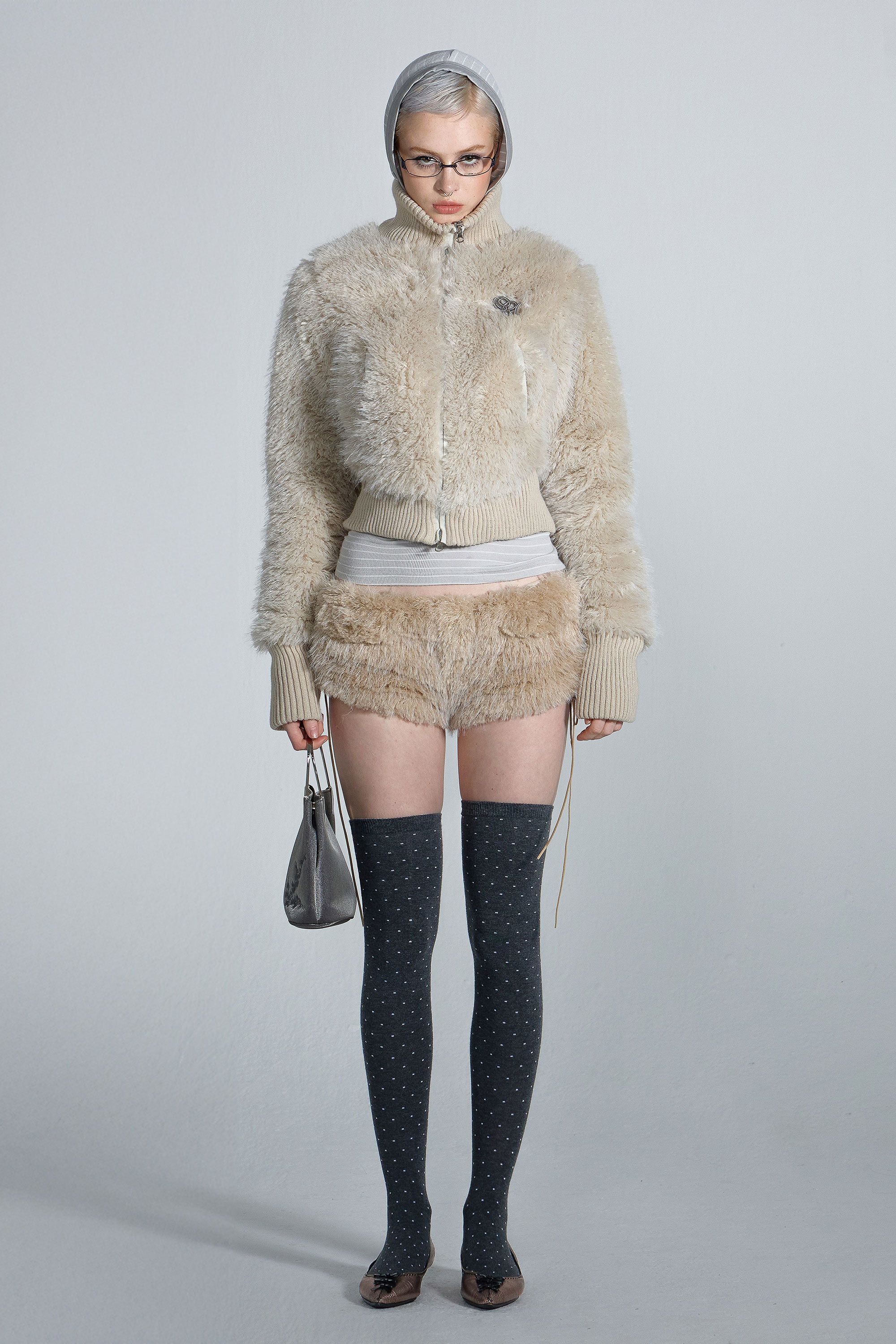 送料・関税込☆SCULPTOR☆Faux Fur Zip-Up Jacket (SCULPTOR/ジャケット) Faux Fur Zip-Up  Jacket【BUYMA】