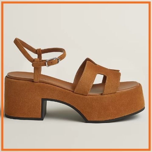 【HERMES】大人気！サンダル ジャム 厚底 足長美脚 フェミニン HERMES】大人気！サンダル ジャム 厚底 足長美脚 フェミニン