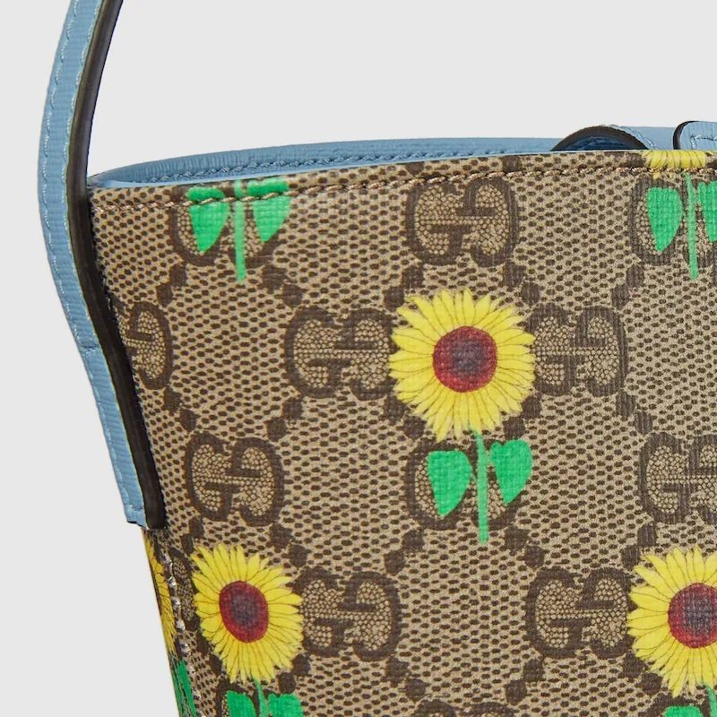 ★GUCCI KIDS★GGプリント キッズ バケットバッグ 大人もOK♪【国内発送☆GUCCI】GG プリント バケットバッグ
