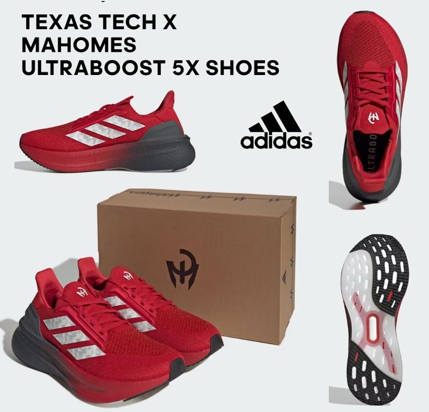 大人気☆アディダス☆Texas Tech x Mahomes Ultraboost 5x Shoes