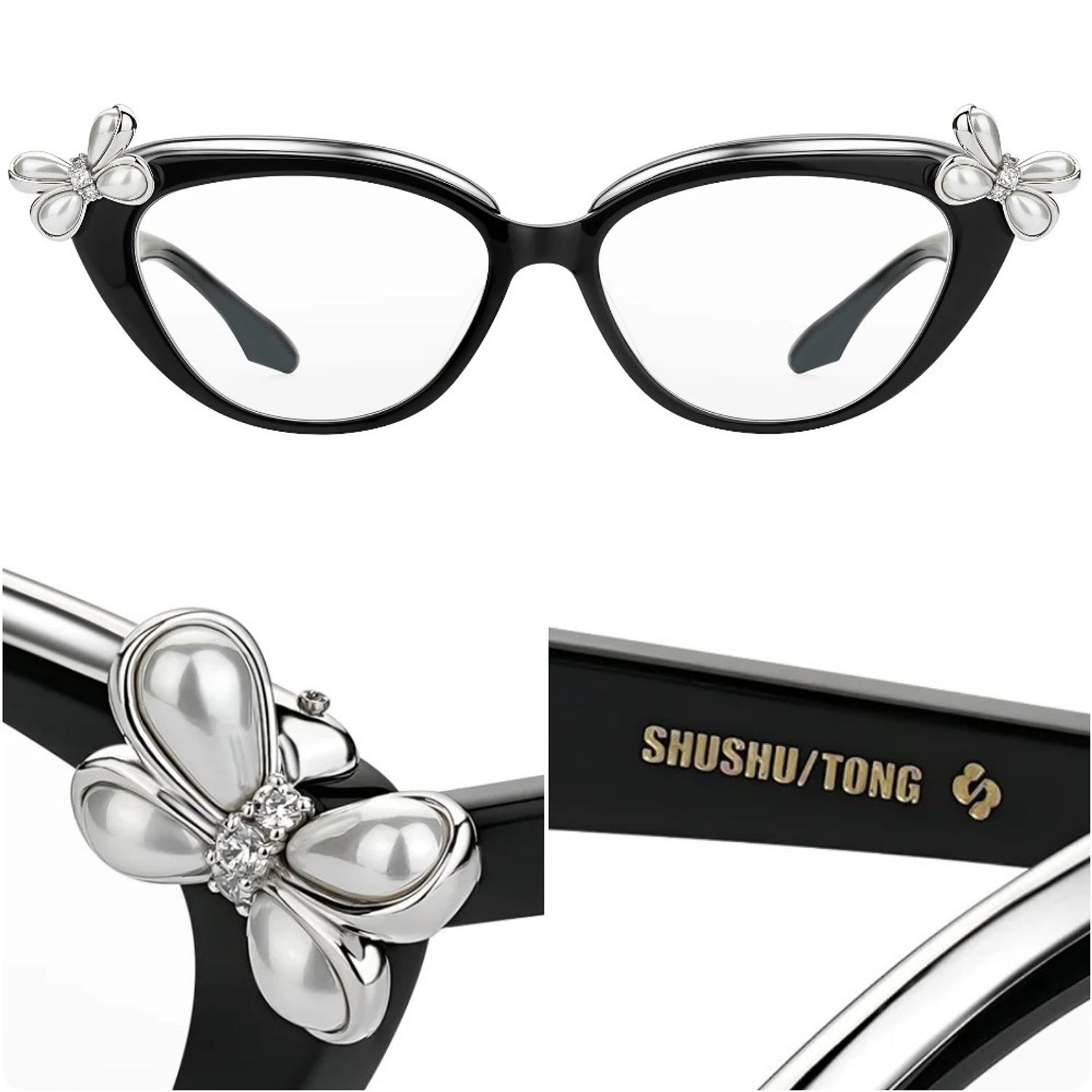 YVMIN X SHUSHUTONG パールフラワーシンプルグラス 18K (SHUSHU TONG 