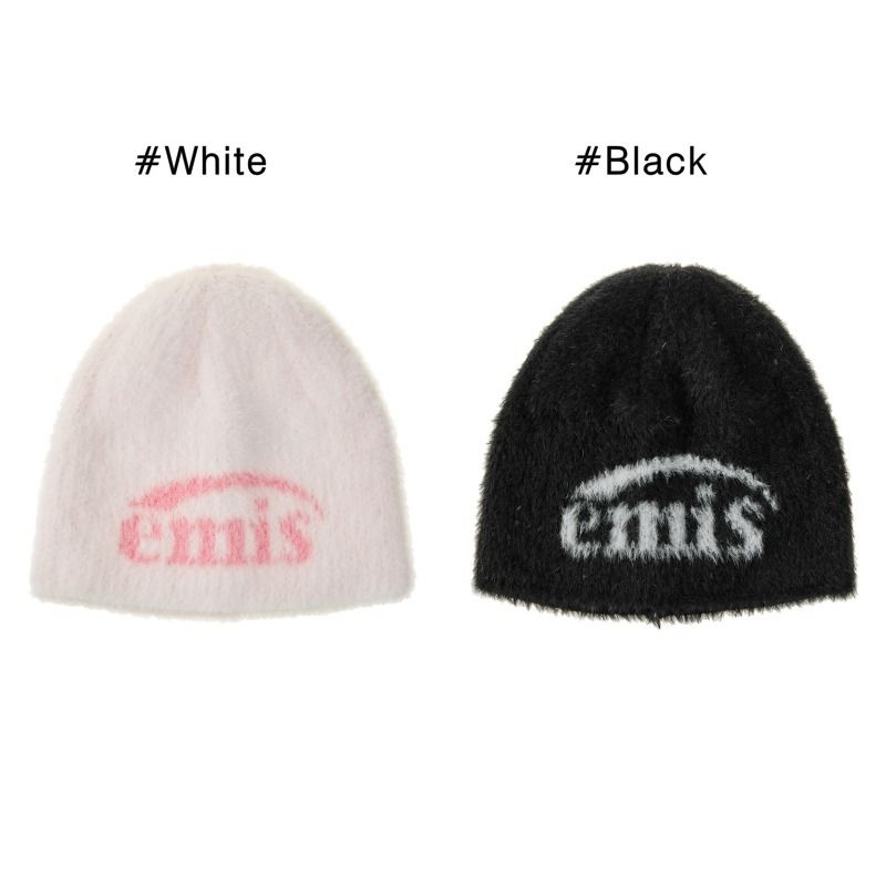 【emis】韓国人気★ NEW LOGO SHAGGY BEANIE emis】韓国人気☆ NEW LOGO SHAGGY BEANIE (EMIS/ニットキャップ