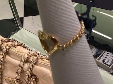 PRADA☆メタルチェーンリング ハート (PRADA/指輪・リング