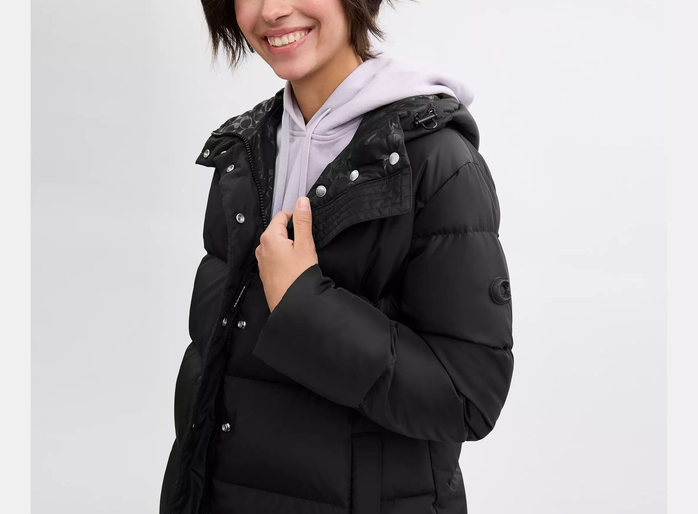 【COACH】Mid Puffer★ダウンジャケット★ Coach】Mid Puffer In Recycled Polyester ◇国内発送◇ (Coach