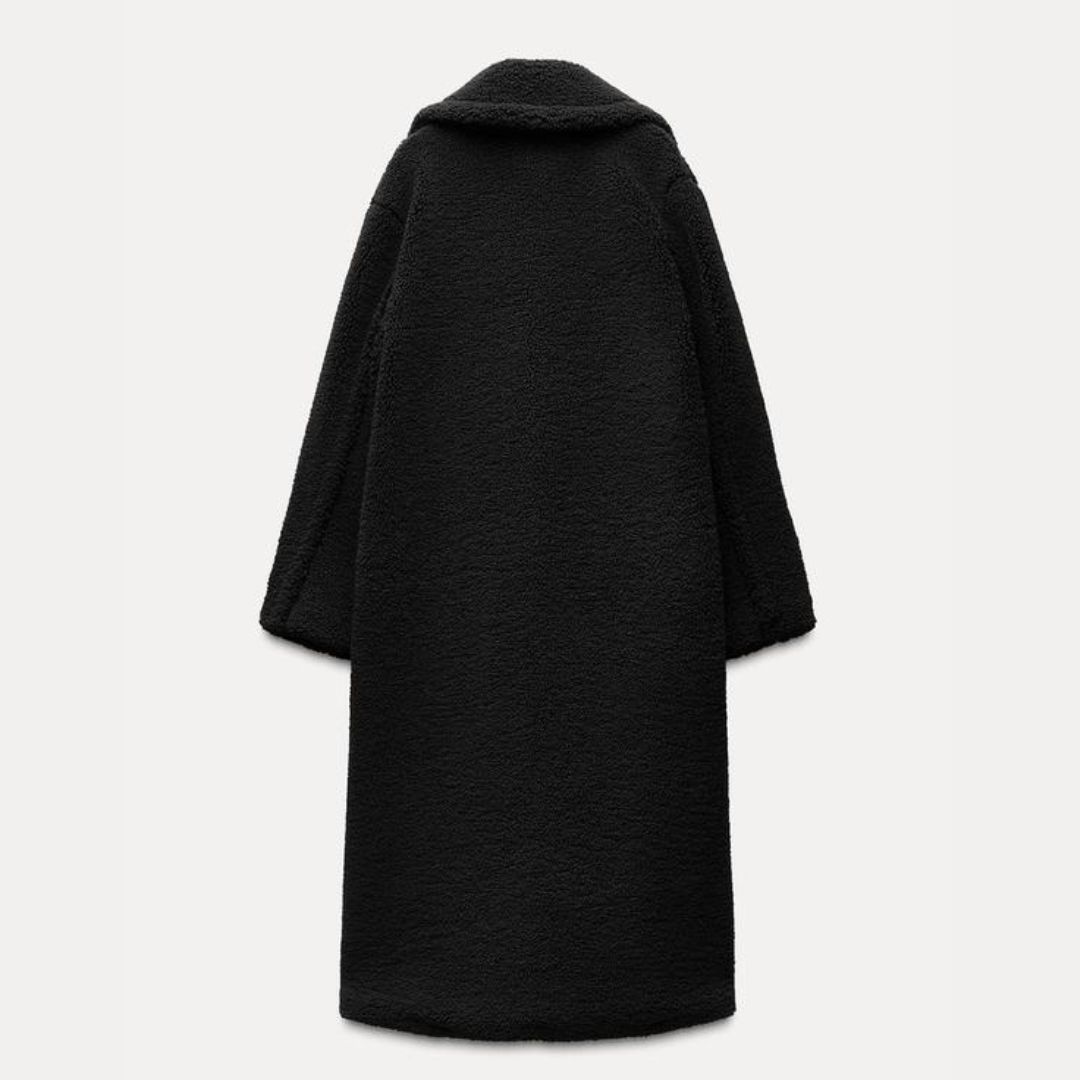 ZARA｜LONG FAUX SHEARLING COAT ロング シープコート 1255/856
