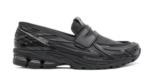 JUNYA WATANABE ドレスシューズ/ローファー 黒 2000425A0047 コラボ/希少）Junya Watanabe×New Balance1906Lローファー