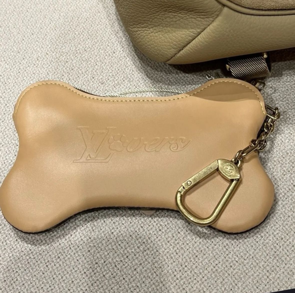 Bone Key Pouch Monogram Canvas - Men Small Leather Goods