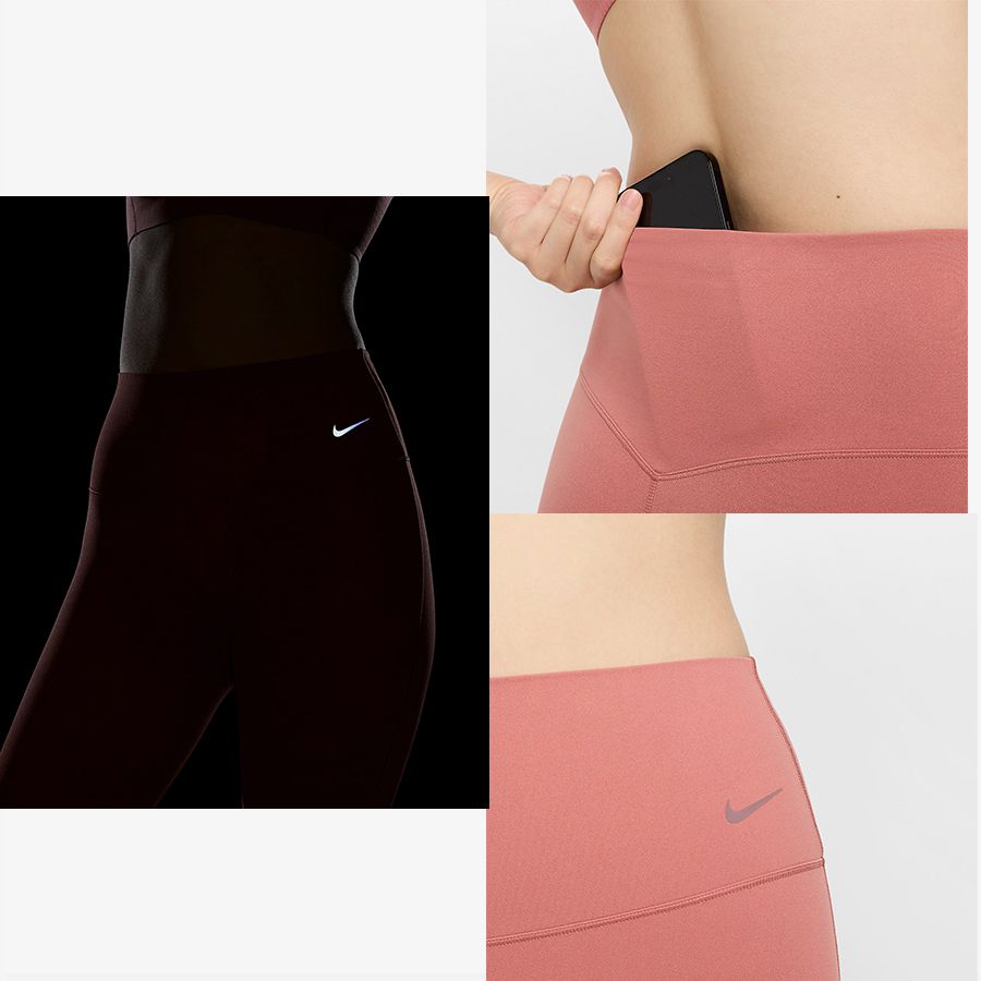 Nike ゼンビー ピンク フレアパンツ ヨガ用 - メルカリ