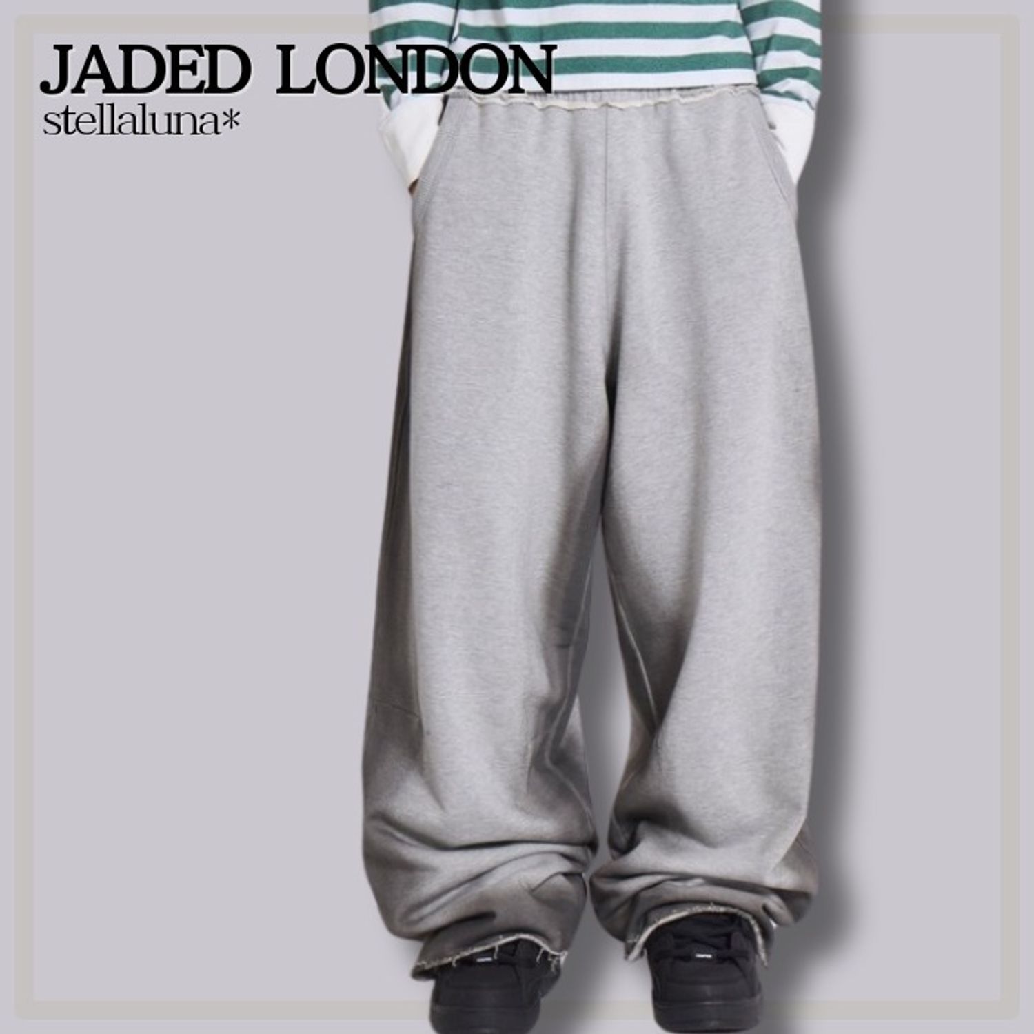 送関込 JADED LONDON Airbrush バギー スウェット パンツ (JADED 