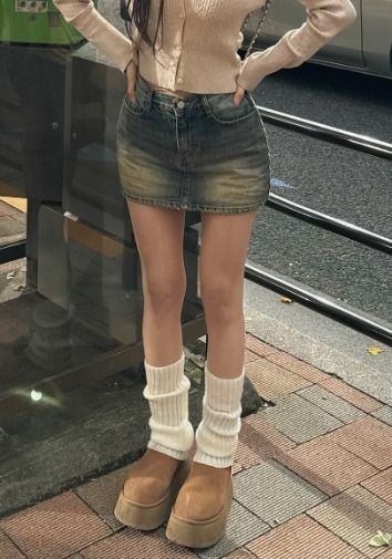 韓国★KINDAME★デニム パット付き スカート 韓国☆KINDAME☆パット付きデニムスカート (ミニスカート