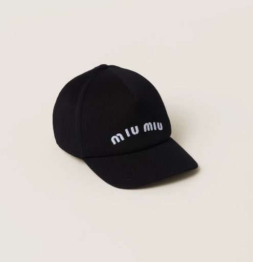 ☆MIUMIU☆ IVE着用 Baseball Cap キャップ帽☆ (MiuMiu