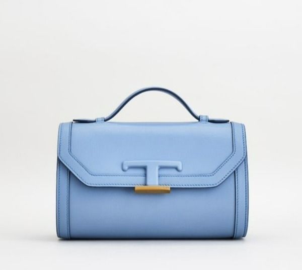 関税送料込み【TOD'S】T Timeless レザー ハンドバッグ 関税送料込み【TOD'S】T Timeless ロゴ レザー ハンドバッグ