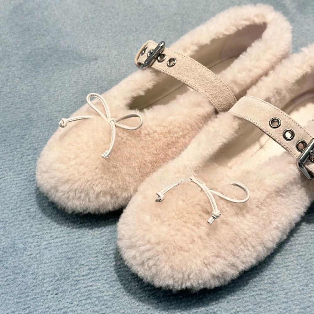 ◆完売必至◆【MiuMiu】シアリング バレリーナ ブラック/ダークグレー ジムナジウム テクニカルファブリック