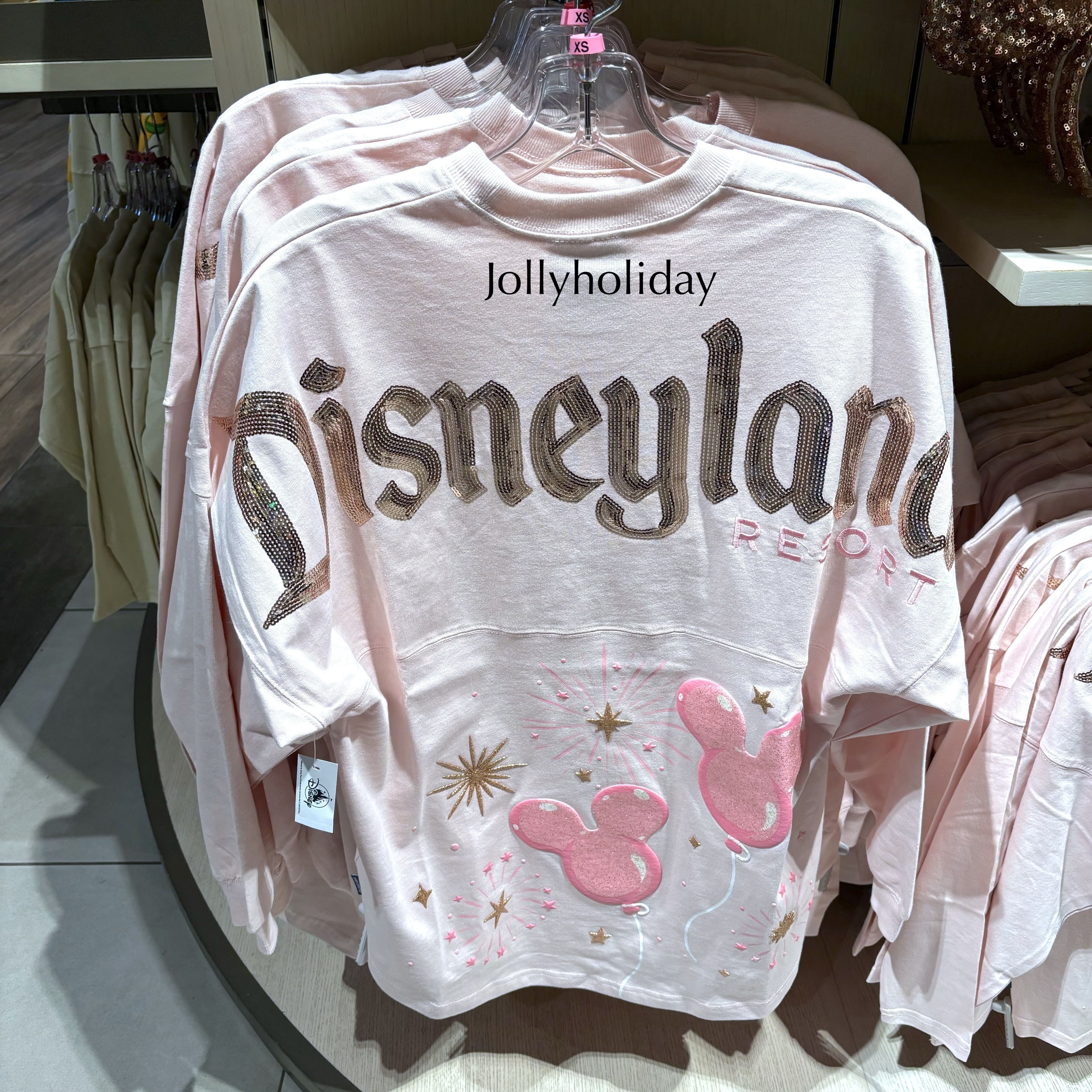 ☆Disneyland限定☆キッズ用 Spirit Jersey ミッキー＆フレンズ ☆Disneyland限定☆Spirit Jersey ミッキーバルーン ピンク