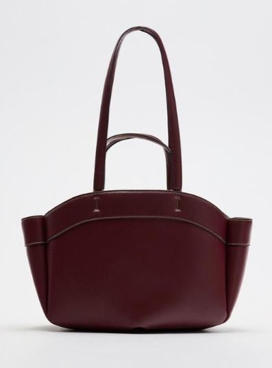 スペイン発送 ZARA ショッパーバッグ 選べるカラー イニシャル可