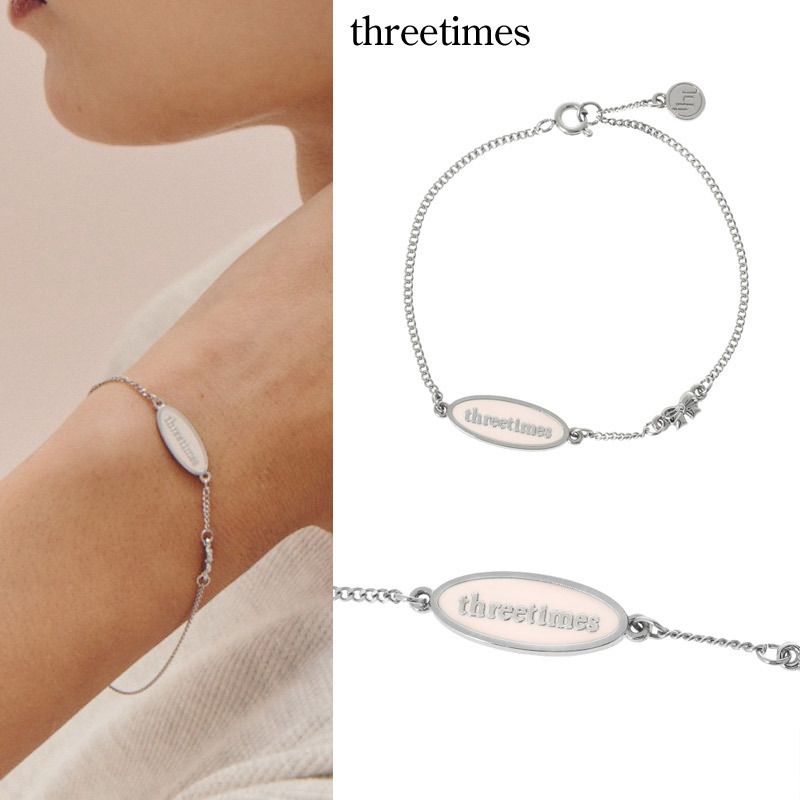 【threetimes】Pink almond bracelet ブレスレット l 送料無料 threetimes】Pink almond bracelet ブレスレット☆韓国発