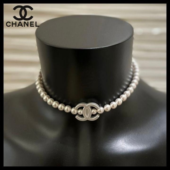 【上品】エレガントなスタイルに◎CHANEL シャネル ネックレス org.jpg