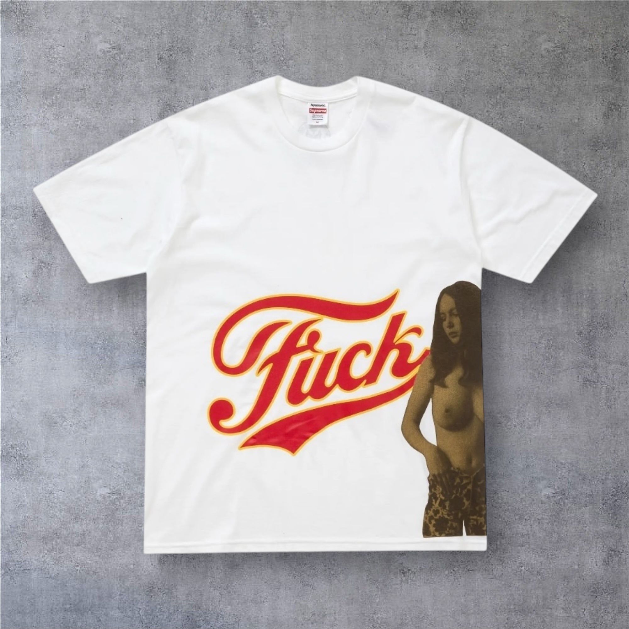 【2024FW】Supreme Hysteric Glamour Fuck Tee Supreme HYSTERIC GLAMOUR Fuck Tee (FW24) - $54