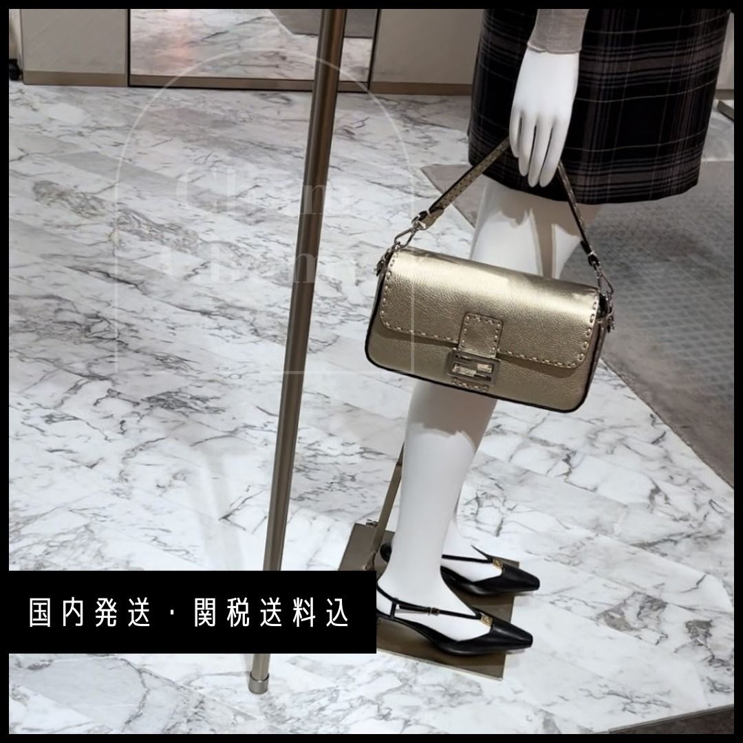 国内発送【FENDI】バゲット ショルダーバッグ トップハンドル