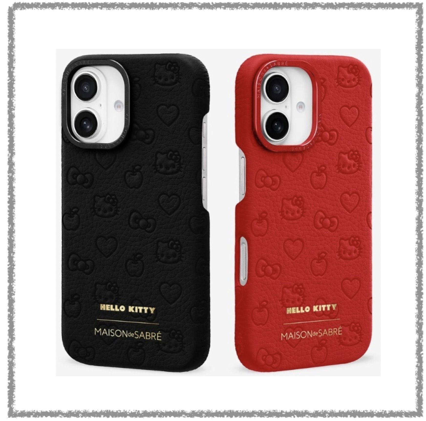 限定コラボ ! ハローキティ[MAISON de SABRE]*iPhone16シリーズ