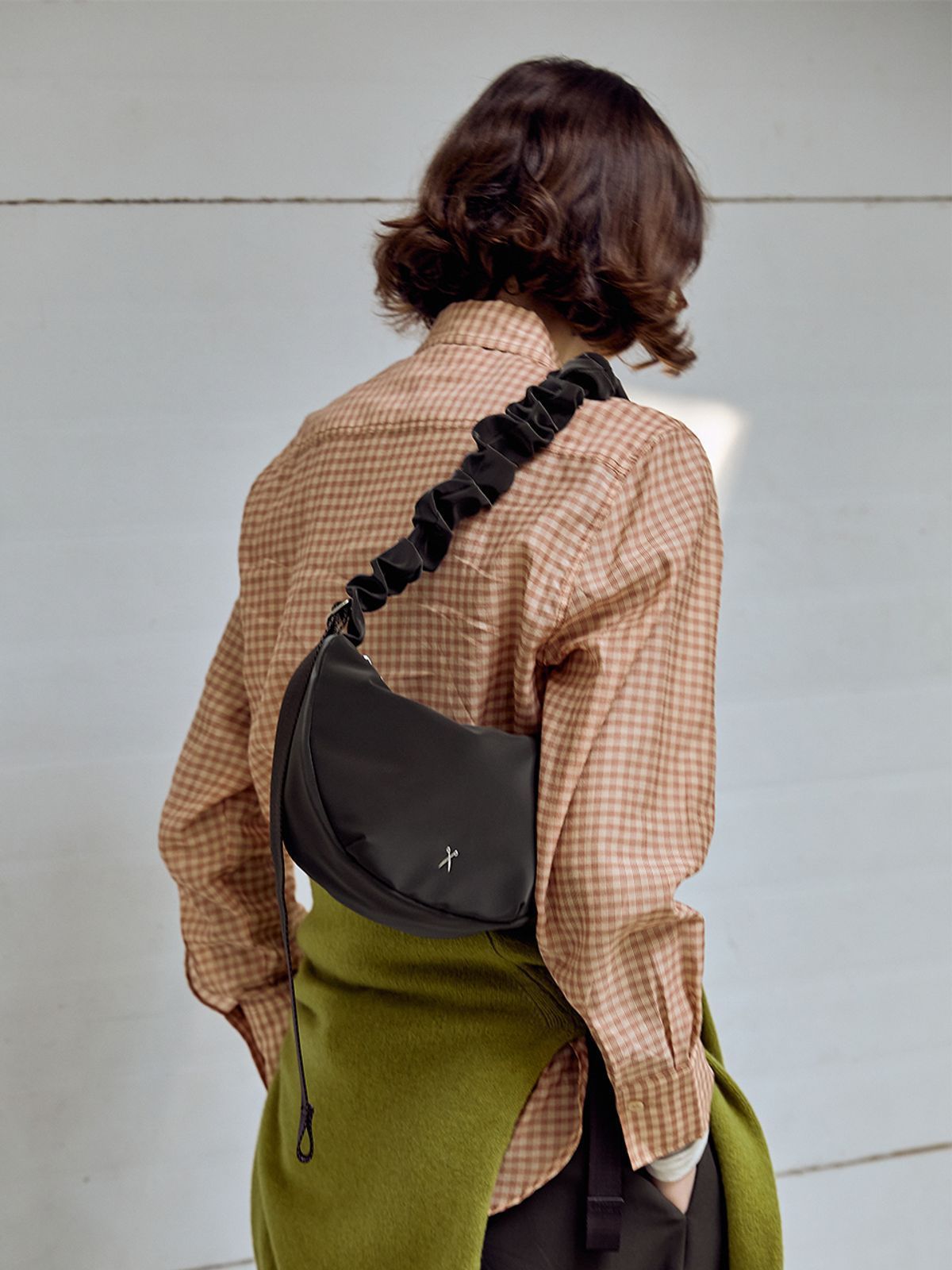 【JOSEPH&STACEY】韓国人気★ Daily Shirring Bag S_Haze JOSEPH&STACEY】韓国人気☆ Daily Shirring Bag S_Haze