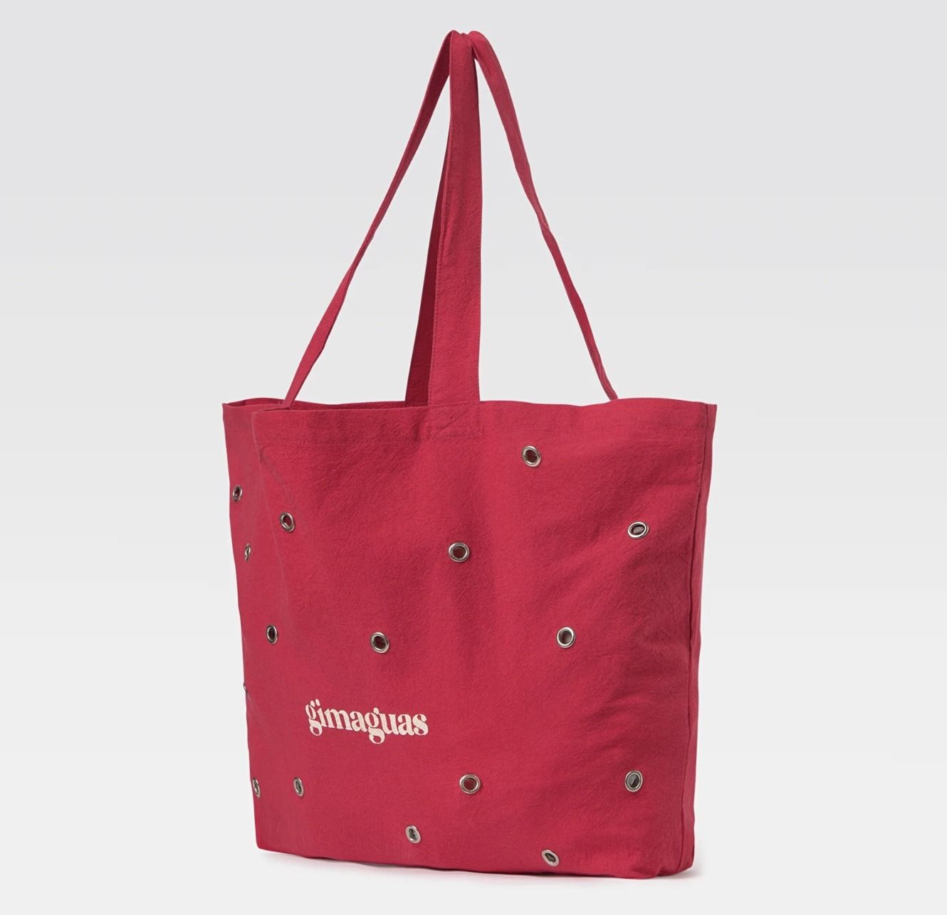 gimaguas Tote Bag キャンバス バッグ gimaguas Big Eyelets Tote Bag キャンバス バッグ (gimaguas