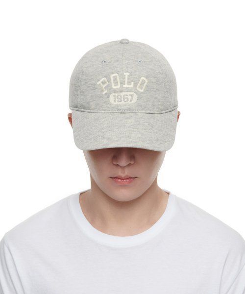 ☆POLO RALPH LAUREN☆ Logo Fleece Fit Ball Cap Grey MAPOHGS0 POLO RALPH LAUREN Logo Fleece Fit Ball Cap Gray MAPOHGS0J420