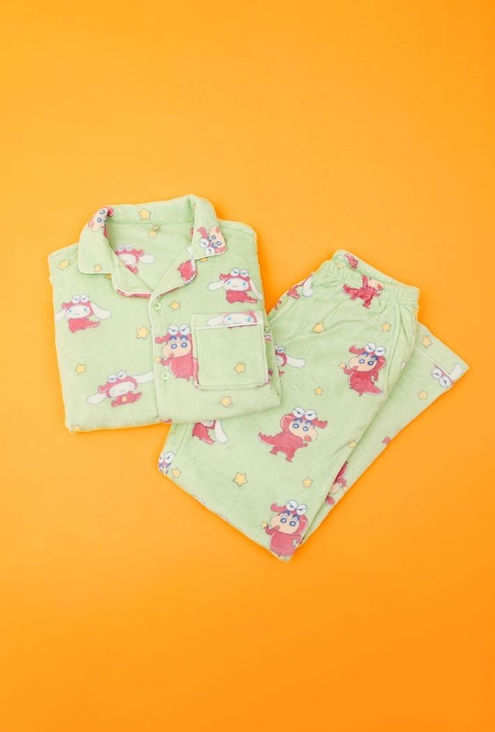 韓国 SPAO】[シナモロールXしんちゃん]パジャマ_SPPPE4TU21