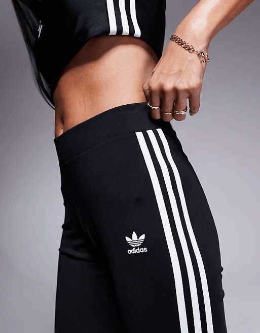 adidas originals♦three stripe フレア レギンス 送料込 adidas】Originals スリーストライプ フレアレギンス ※送関込