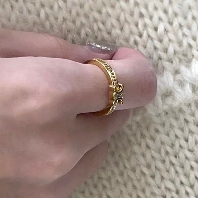 ☆2色展開☆】CELINE トリオンフ スパークル リング (CELINE