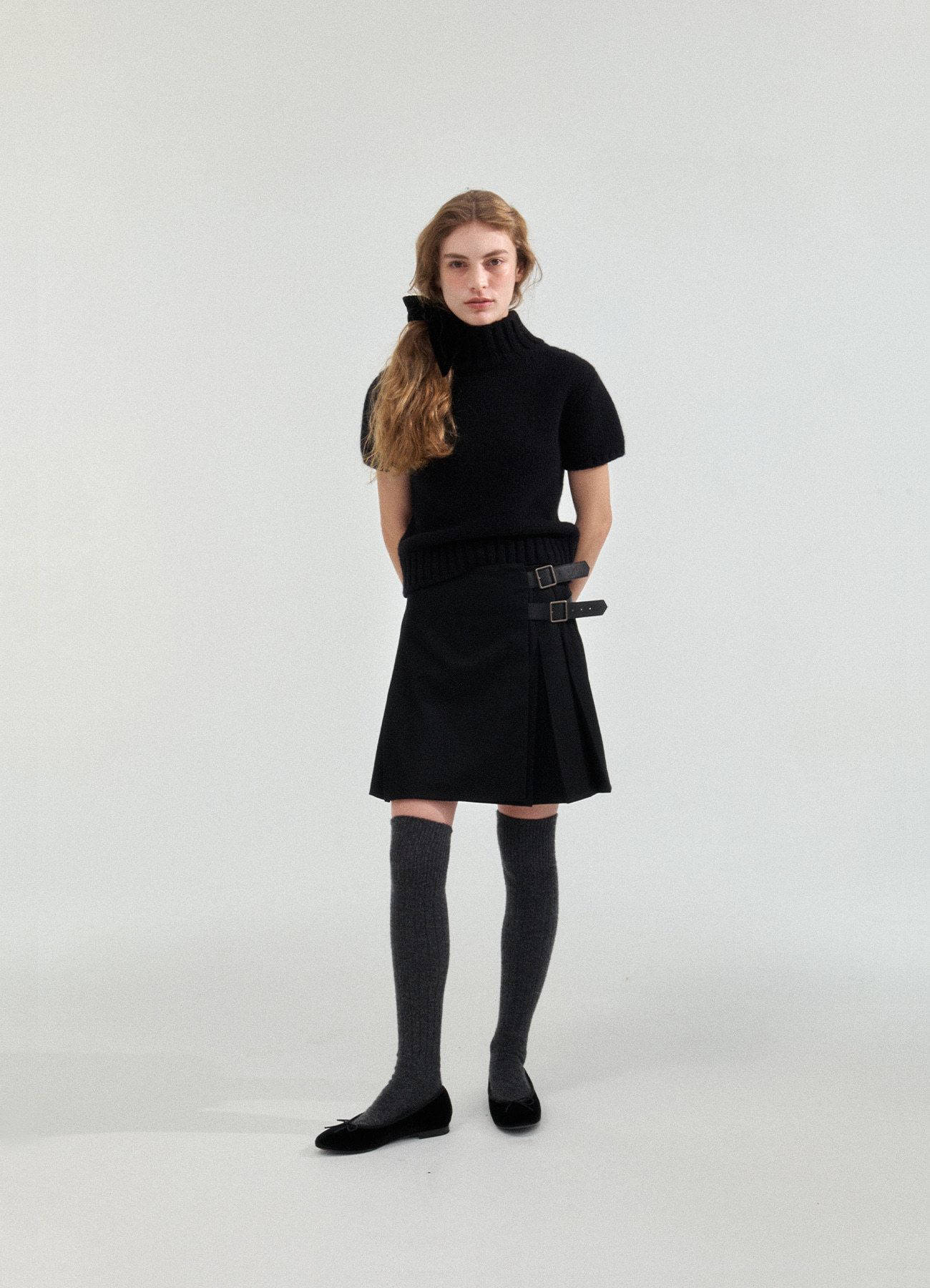 The Barnnet】 Half Turtleneck Knit Sweater 3色 ニット (The