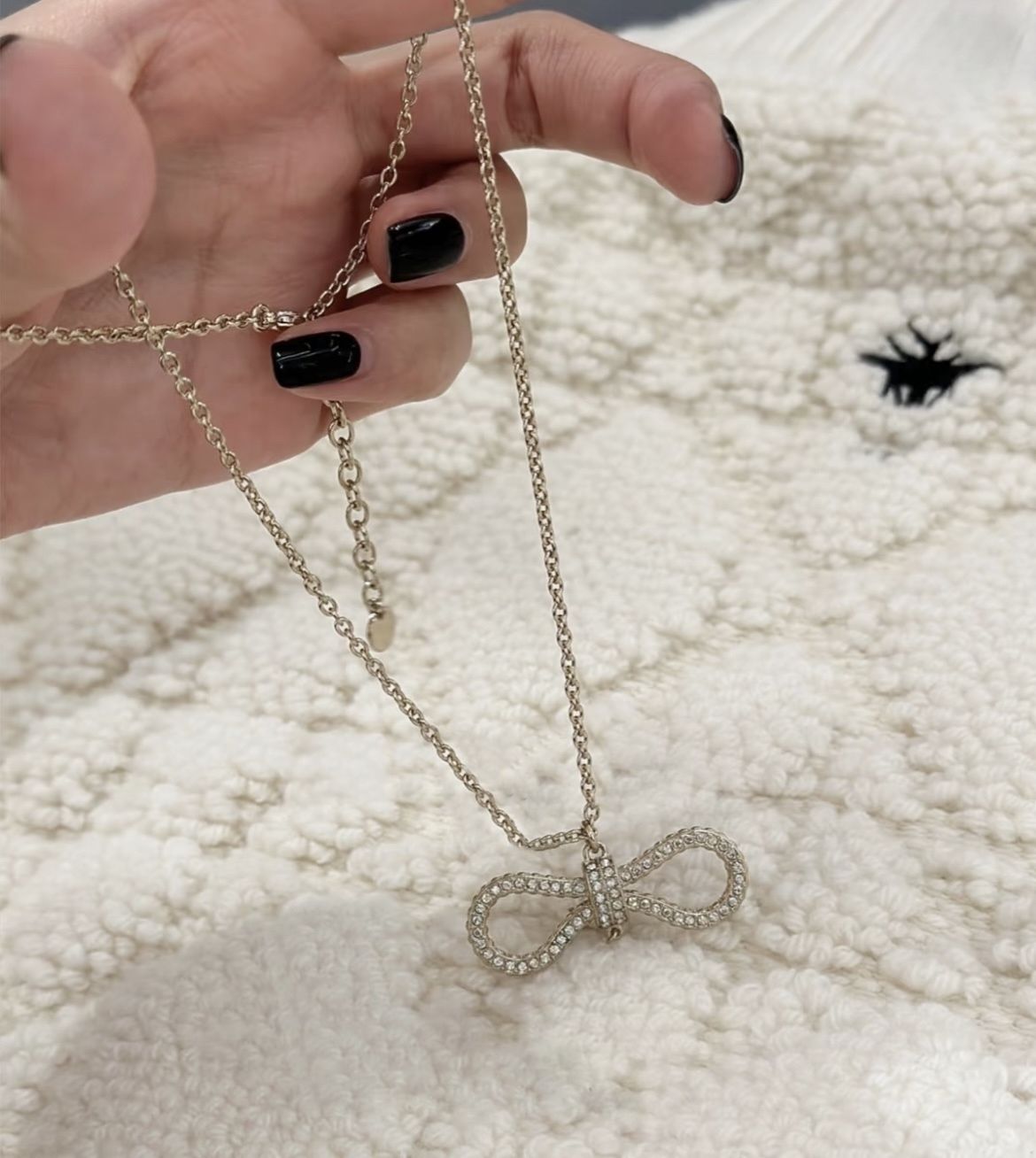 大人上品♪】DIOR☆Le Noeud de Dior ネックレス (Dior