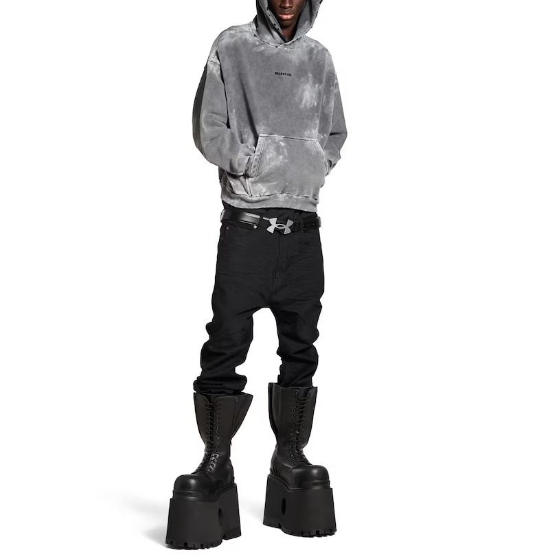 BALENCIAGA Balenciaga Back ミディアムフィット パーカー BALENCIAGA】Balenciaga Back Hoodie ミディアムフィット