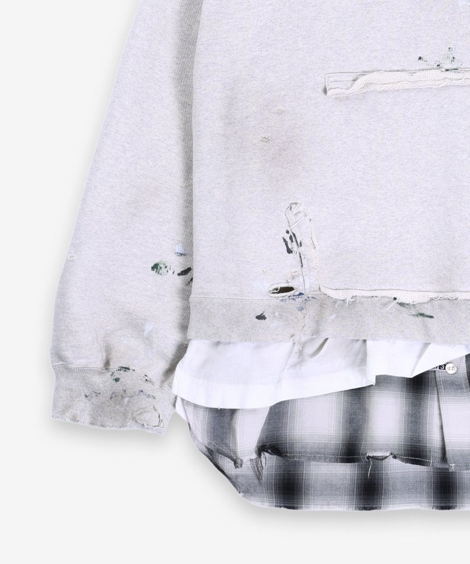 ■ Mihara Yasuhiro ■トリプルレイヤード パーカーベスト Maison MIHARA YASUHIRO レイヤードフーディーストリート