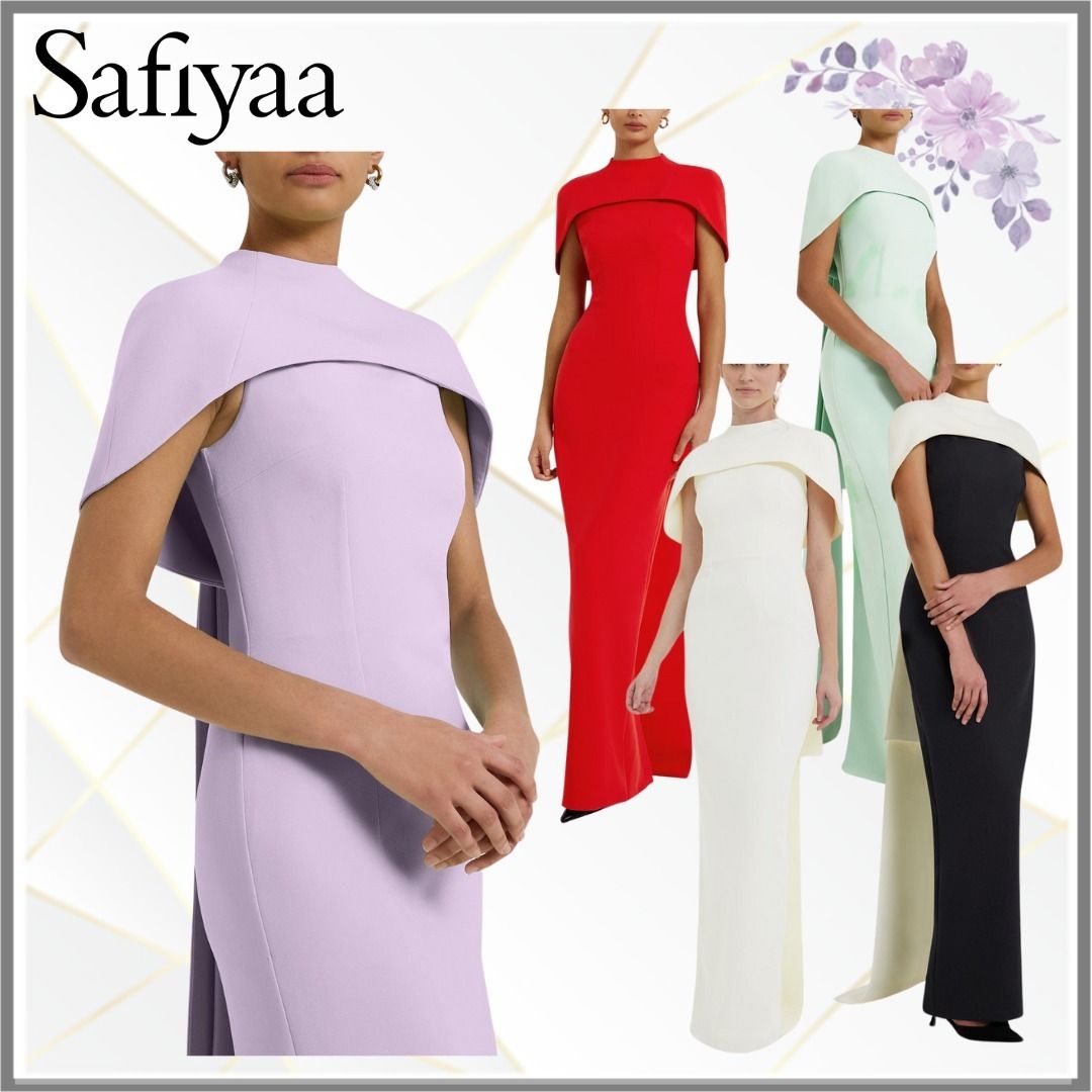 Safiyaa】カリカ アイボリー ロングドレス (Safiyaa/パーティー