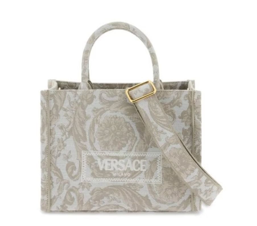 Stray Kids ヒョンジン着用 VERSACE ロゴ athena トートバッグ Stray Kids ヒョンジン着用 VERSACE ロゴ athena トートバッグ
