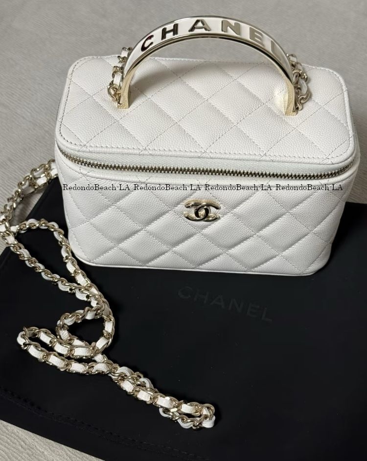 25C 【ハンドルがポイント♪】 CHANEL ヴァニティケース 25C バニティ♡】CHANEL ロングヴァニティケース (CHANEL