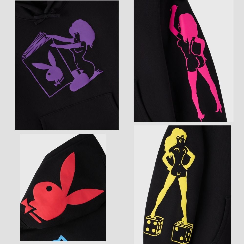 【OCTOBER’S VERY OWN】PLAYBOY ピンナップ プリント フーディ OVO x Playboy スペシャルコラボ品 ピンナップフーディ
