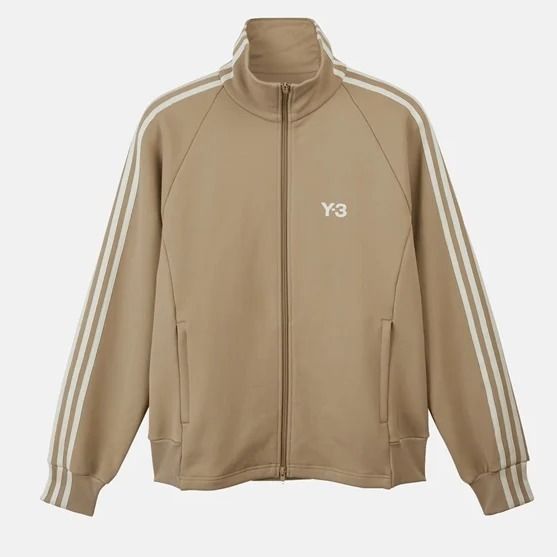早い者勝ち Y-3” ロゴ×3ストライプトラックジャケット Beige (Y-3/ジャージ ジャケット・アウター