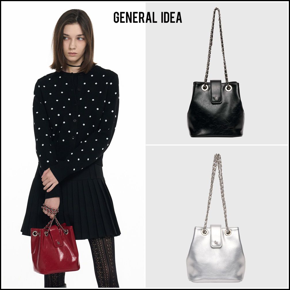 GENERAL IDEA】GNRL Eco-Leather ミニバケットバック (GENERAL