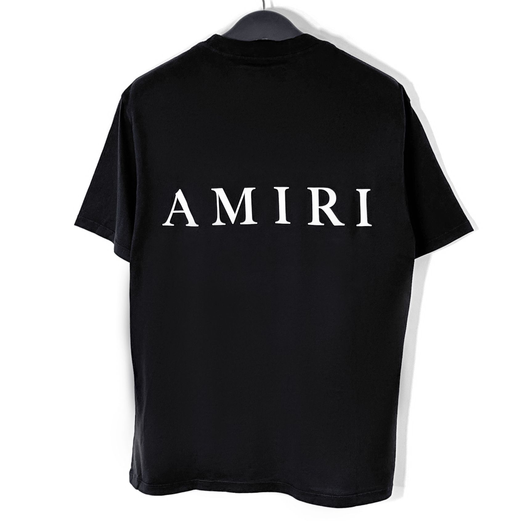 AMIRI アミリ メンズ ロゴラベル Tシャツ クルーネック コットン AMIRI アミリ クルーネック コットン Tシャツ AMJYTE1074 (AMIRI