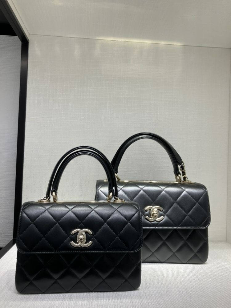 新作/エレガント】CHANELトップハンドル ミニ フラップ バッグ