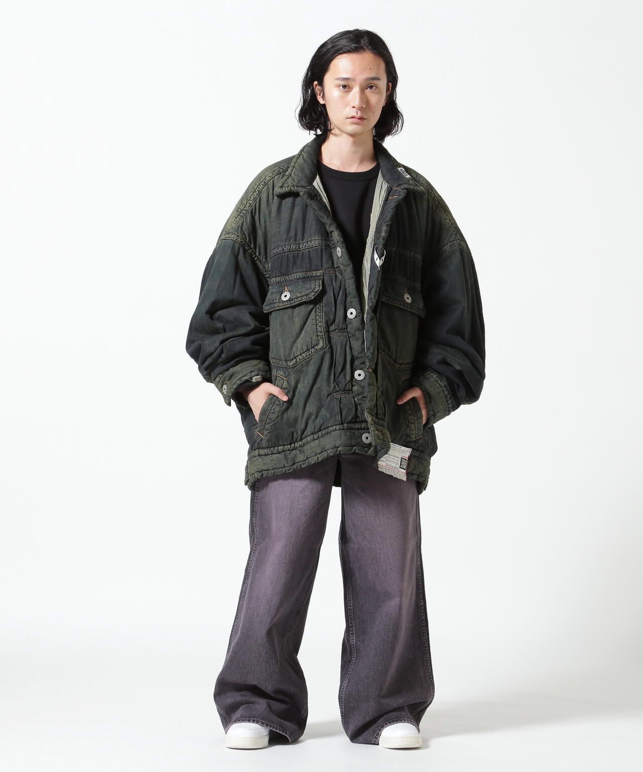 大人気♪【ミハラヤスヒロ】HUGE PUFFER DENIM JACKET