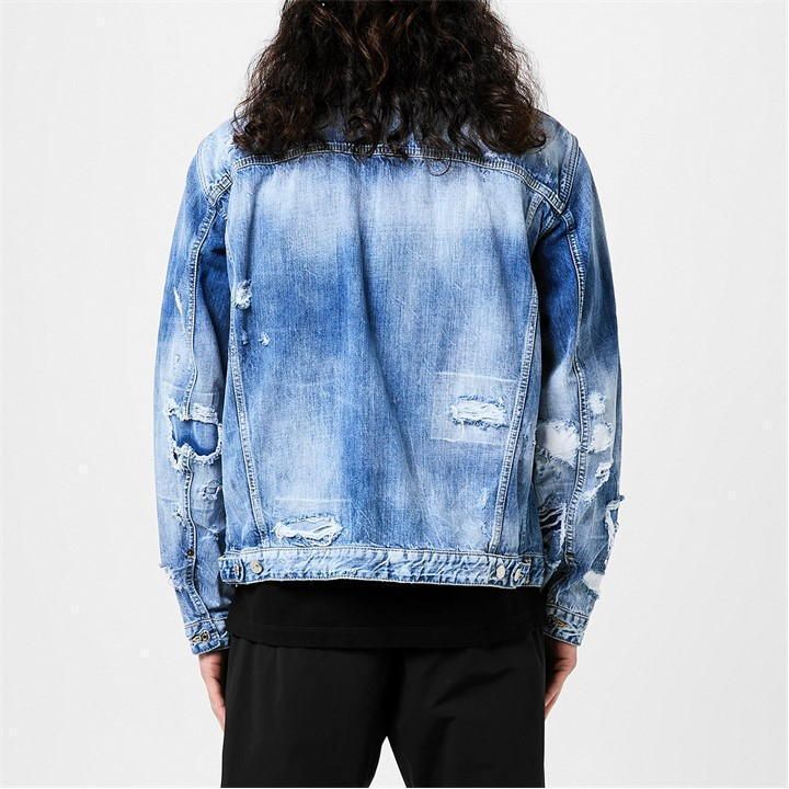 レア！16.3万】DSQUARED2 中綿入り デニムブルゾン ジャケット