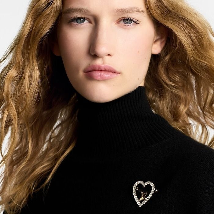 【すぐ届く♪フェミニン】Louis Vuitton ブローチ・マイ LV ラブ LOUIS VUITTON ルイヴィトン ブローチ・マイ LV ラブ (Louis