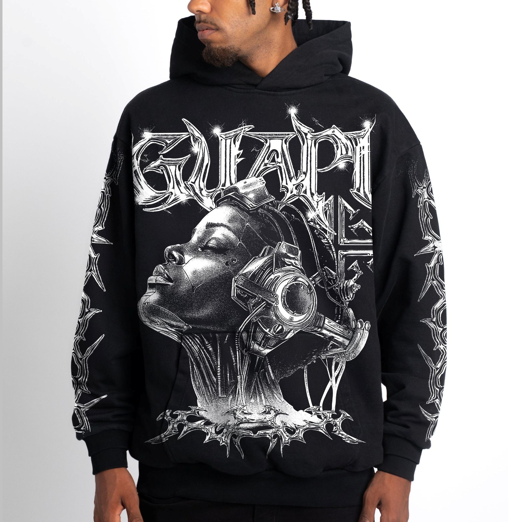 GUAPI Skull Cracker フーディ パーカー Black 送料込み 0O8A9142copy2_2_400x400.jpg?v=